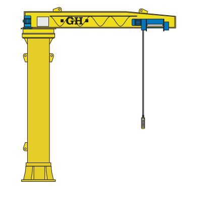 Potence industrielle gpln - gh france - capacité 2.5 à 20 tonnes_0