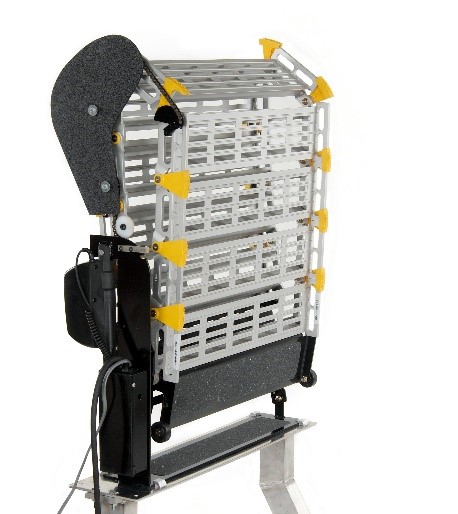 Rampe pour camionnette E-rampe - PMR motorisée et non-motorisée - Aluminium, 450kg, 66 à 91cm_1