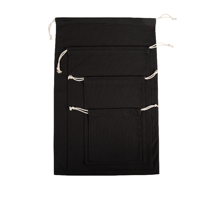 Sac fourre-tout en coton biologique - Kimood - Réf : KI0751 - Taille XL - Couleur Black_1