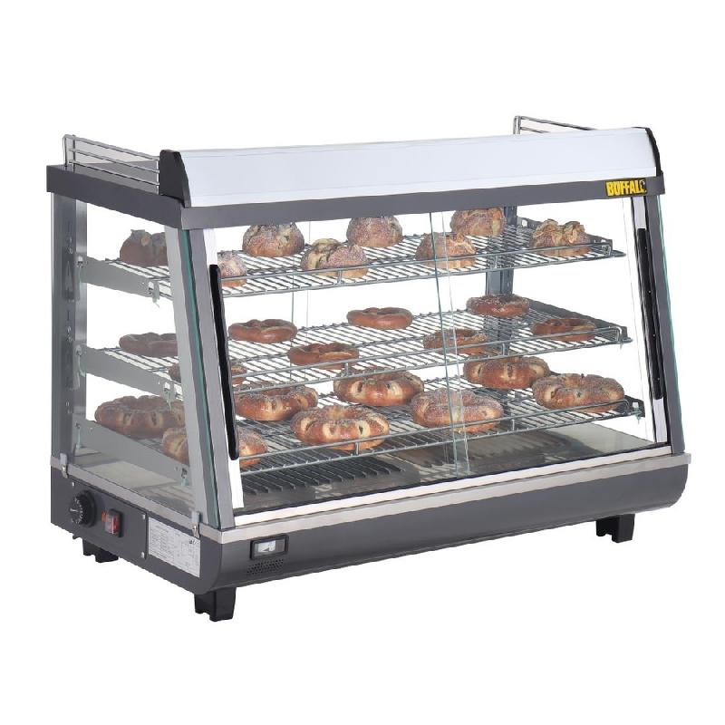 Vitrine chauffante portes avant et arriere Buffalo 136L | Buffalo - HW928_1