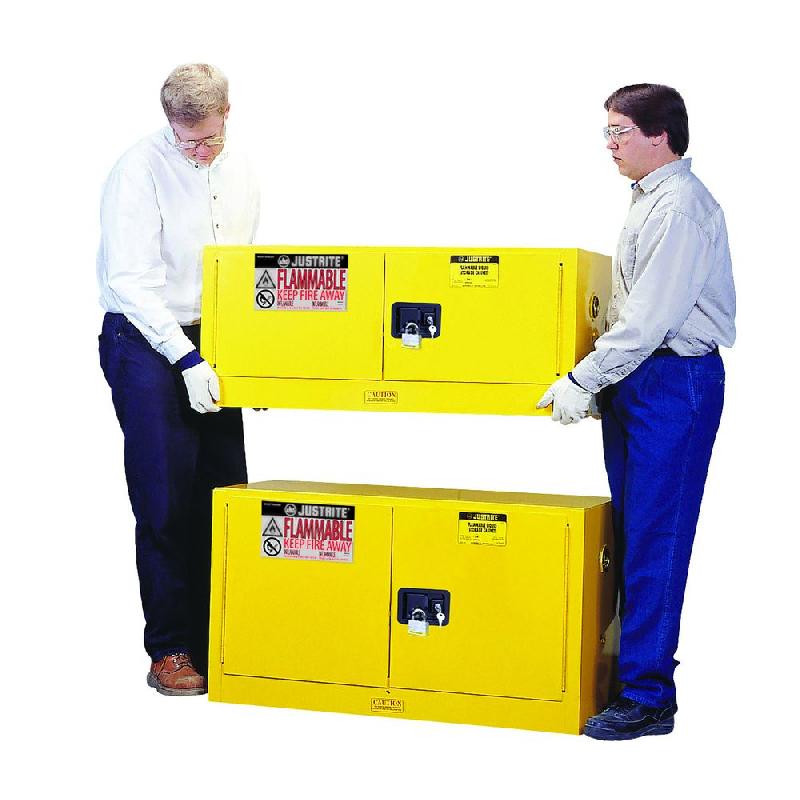 Armoire de sécurité empilable Piggyback Sure-Grip EX Justrite - 61 x 109 x 46 cm / Manuelle_1