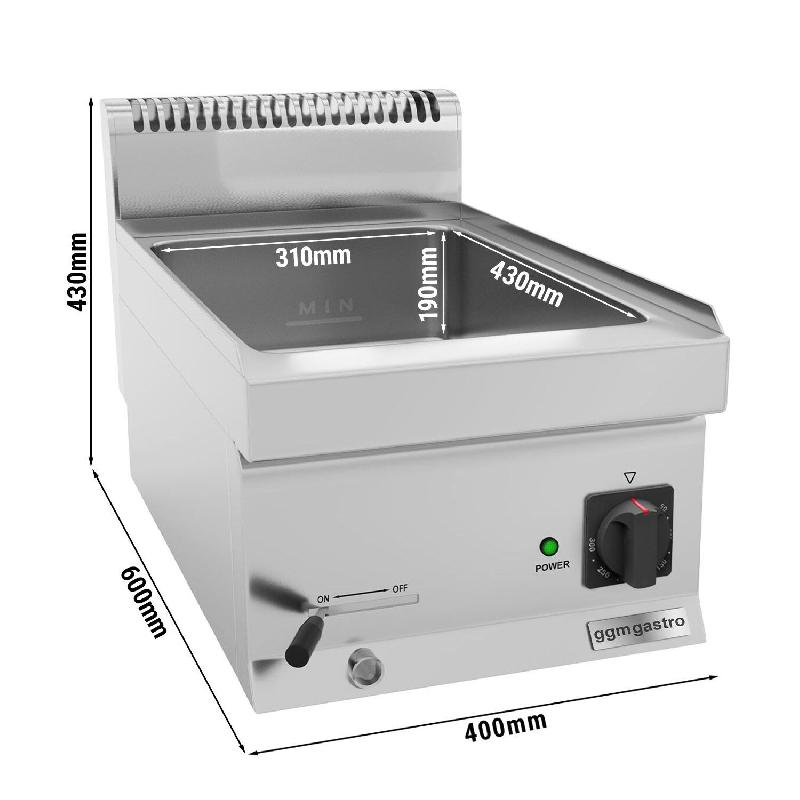 Bain-marie électrique - 1x GN 1/3 et 1x GN 1/2 | GGM - Mario 600_1