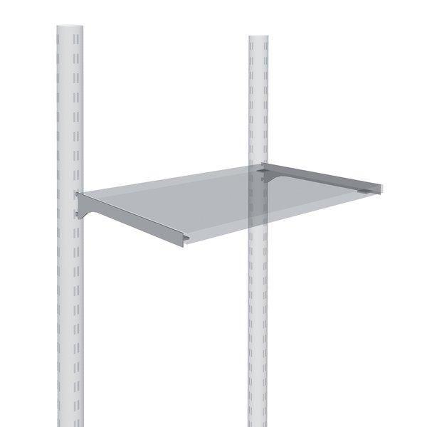 Consoles Roto L40cm devant montant - gris alu - par 2 - Acier_1