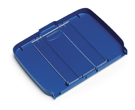 Couvercle avec porte protocole pour support sac poubelle morgan bleu (07291919/b)_1