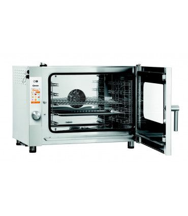 Four mixte à vapeur professionnel, avec fonction air ventilé, cuisson vapeur et cuisson à basse température - silversteam 5111d réf. 117725 bartscher_1