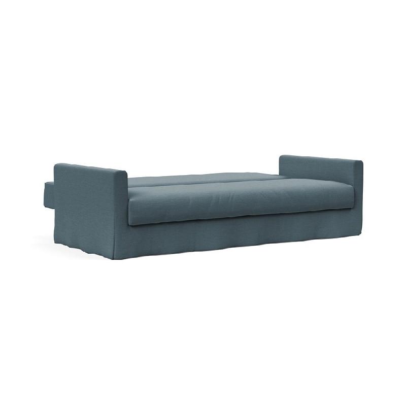 Canapé-lit design convertible Pascala 200x140 cm - Tissu Vivus Dusty Blue - Innovation Living_1