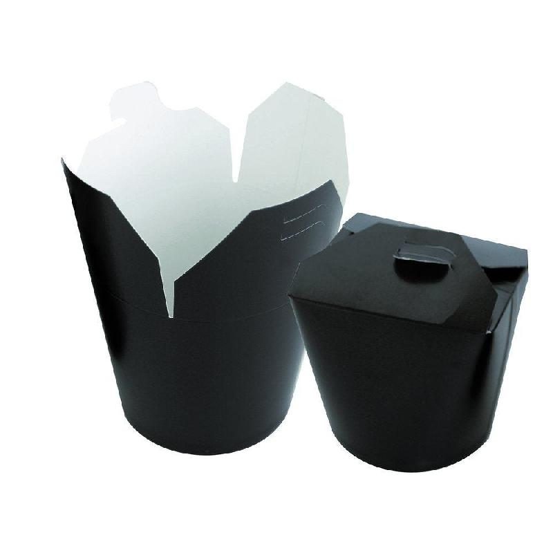 Pot à pâtes noir 780ml fermeture croisillon - par 50_1