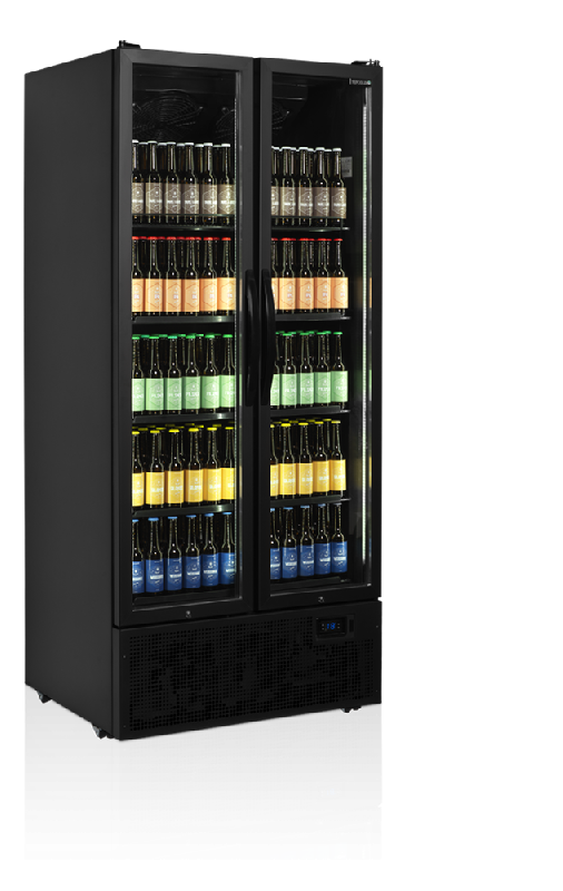 Vitrine réfrigérée noire FS890H BLACK - 2 portes TEFCOLD_1