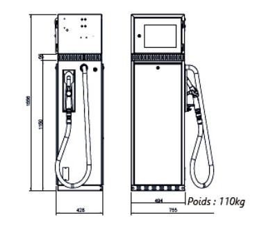 Boxter 10 vp distributeur de carburant - lafon - débit de 40l/min_1