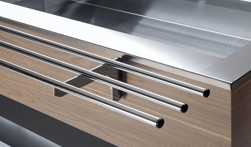 Buffet chauffant central avec cuve pour bacs GN1/1 SCAIOLA - AVEC_1