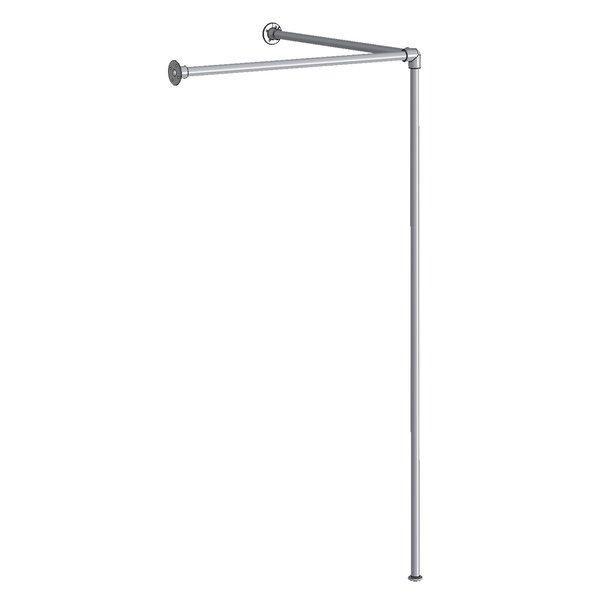 Cabine d'Angle Urban 28 - Métal Zingué - 103x103x205 cm - Structure Tubulaire Stable_1