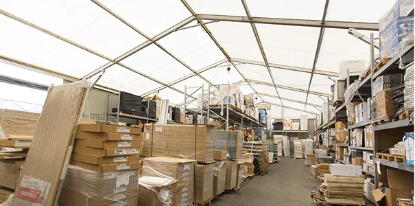 Entrepôt de stockage en structures métallo textiles - Polyvalents, durables, compétitifs - PREMIUM_1