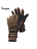 Gants polaires doigt tireur Thinsulate vert armée - Militaires, Gendarmerie, Police et Sécurité_1
