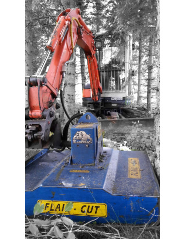 Gyrobroyeur FH80-3 avec lames de coupe de 10 mm d'épaisseur