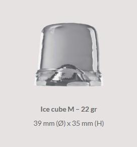 Machine à glaçons pleins cylindriques de 22g - 134 kg/24h - stockage 60 kg | Ice Tech SS 135_1