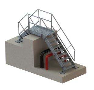 Saut de loup en acier galvanisé - Normes EN 1090 et NF E 85 015 - Livré sous 72h_1