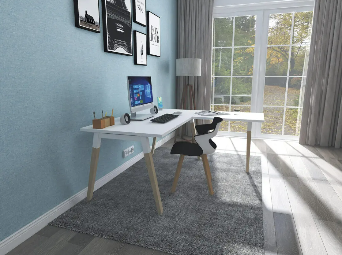 Bureau open space ergonomique et modulable pour équipes collaboratives_1