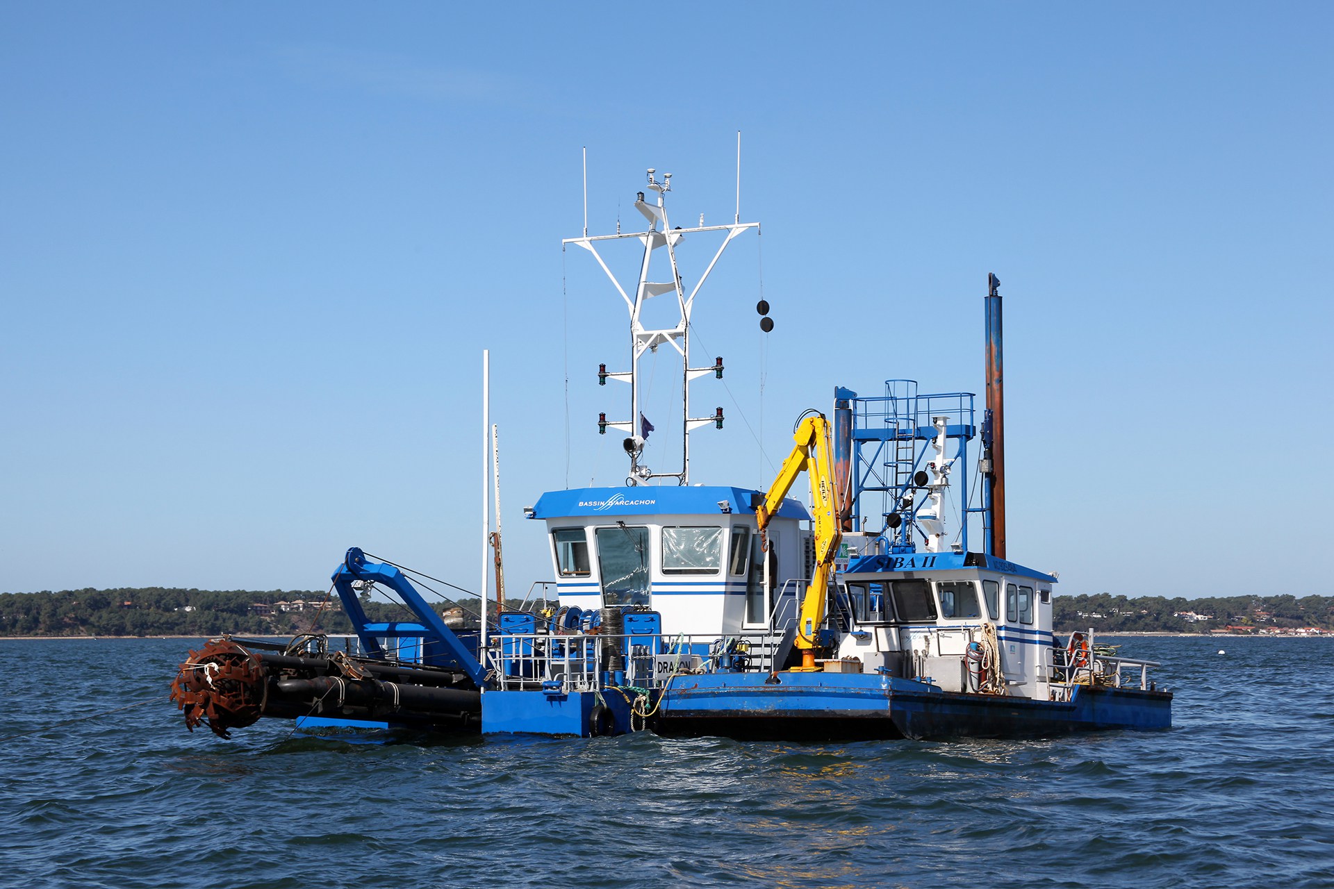 Drague stationnaire seem 19-760st - 36,50m - 559kW - Profondeur de dragage 7m - DN 350_1