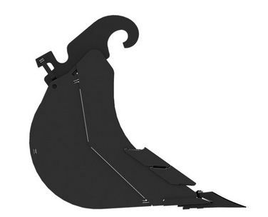 Godet d'excavation-mini-pelle - caterpillar finance france - 450 mm (18 in) - poids 63 kg_1