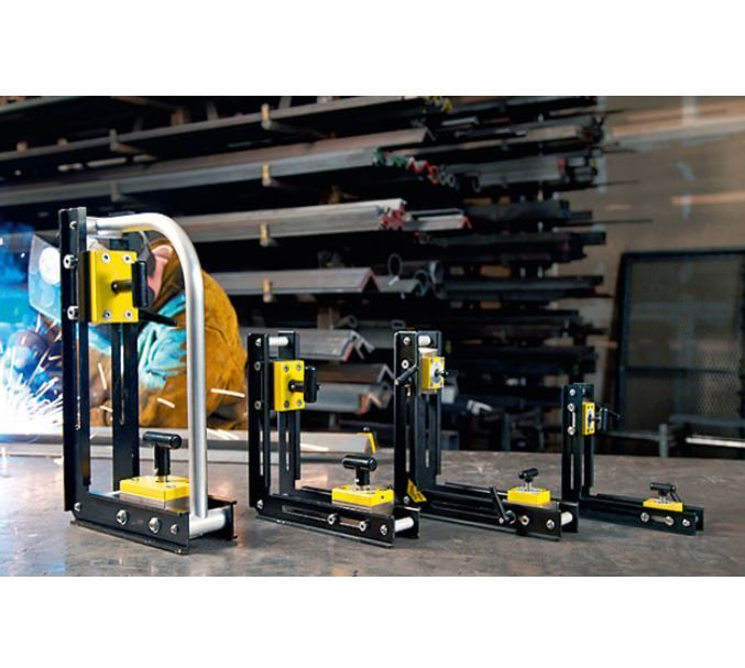 Aimant permanent commutable, utilisé pour les travaux de montage et de soudure sur le matériau plat et rond - A 90_1