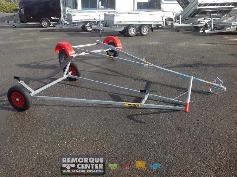 Remorque et chariot de mise à l'eau pour dériveurs - PTAC 350 Kg - Mecanorem D185+C - HKT-3.1X1.7_1