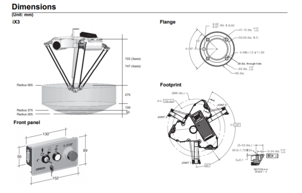 ROBOT DELTA 3 AXES INDUSTRIEL OMRON IX3  RX3-2065610_1
