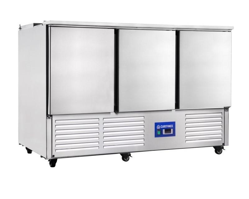 Saladette réfrigérée GN1/1 positive 3 portes 400L CUISTANCE_1