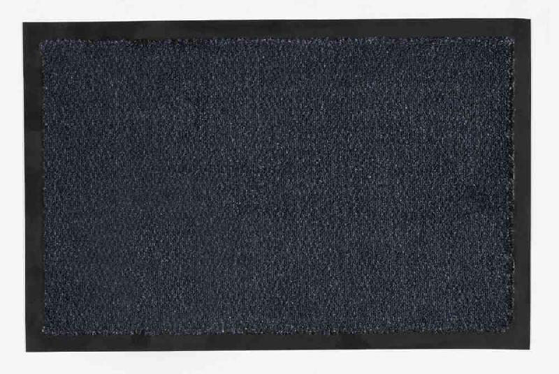 Tapis d'entrée intérieur Queyras bleu - 58x39 cm - absorbant et anti-poussière_1