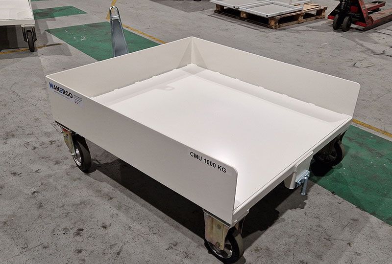 Chariot tractable de manutention - 1385 x 1012 x 773 mm - Réf. RM100-1112-327-4442 - 1000 kg max_1