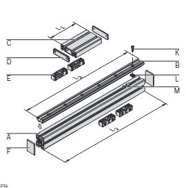 Guidage à galets LF6S - Plus léger et économique avec axe complet et haute précision_1