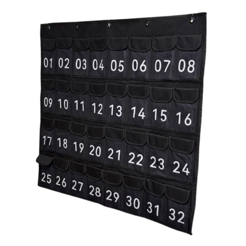 Panneau mural de pochettes anti-ondes Araphone Wall 32 ? Rangement collectif de 32 téléphones pour collèges et lycées_1