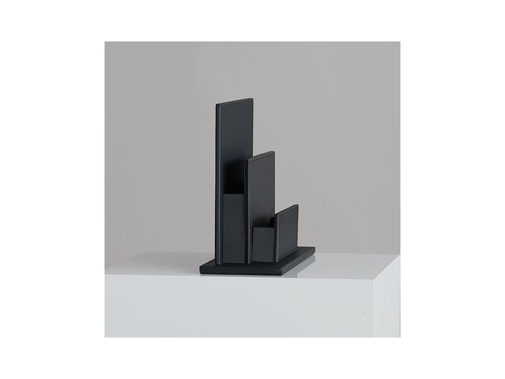 Présentoir de brochures de luxe - noir_1