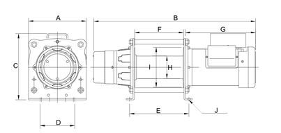 Type CP-T - Treuil triphasé pour levage et traction - Rema Holland B.V - Alimentation 400V_1
