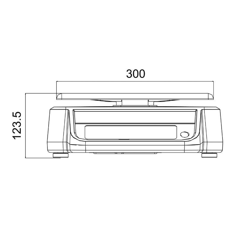 Balance poids-prix idéale pour la vente ambulante