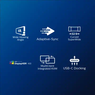 Moniteur LCD incurvé 32:9 SuperWide 499P9H/00_1