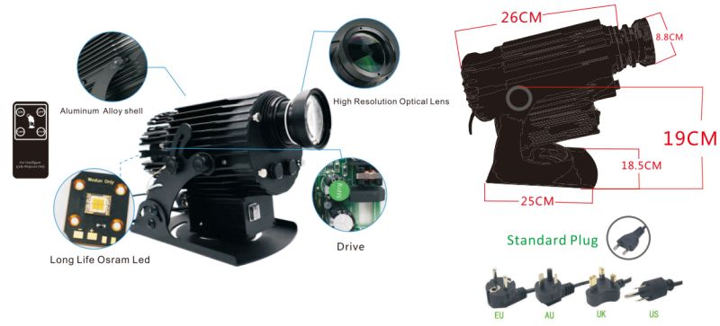 Projecteur gobo wt-rt20065 - noble - distance de projection: 3-100m_1