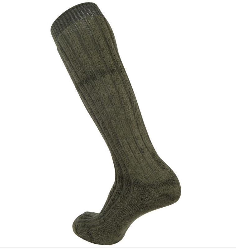 Chaussettes spéciales pour bottes de travail - Lot de 2 paires - Taille 39-42 - Kaki et Bleu marine_1