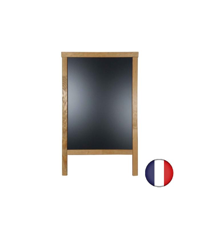 Chevalet stop trottoir - Cadre bois, dimensions 90 x 55 cm - Référence : LSTF49MI_1