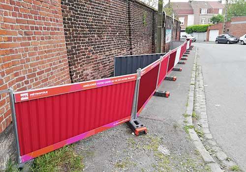 Clôture bardée MEL - 2m x 1m - pré-peinte ou acier galvanisé - Profil Box - sécurisée et renforcée_1