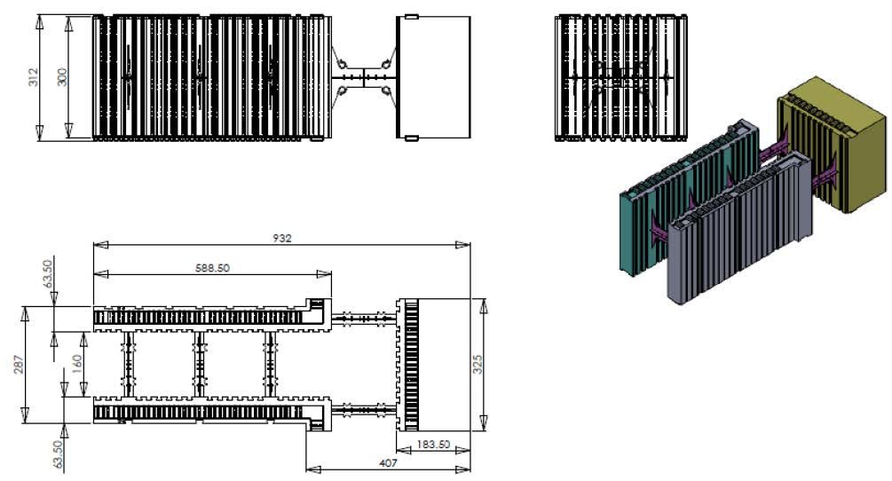 Coffrage isolant angle T-court - Reverbloc - épaisseur 40 cm - R = 7.18_1
