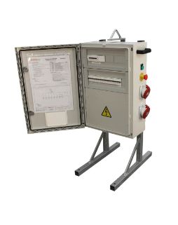 Mcpatcx508 - Armoires électriques de chantier - H2MC - fil incandescent 960°C/V0 - polyester IK10/IP66 RAL7035 EN 62208_1