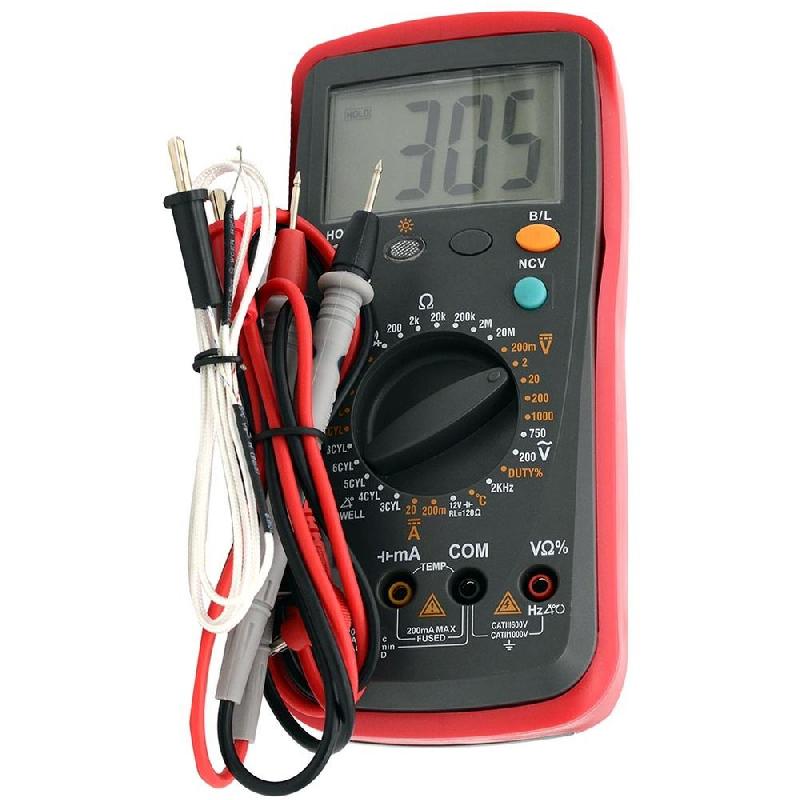 Multimètre spécial automobile - mesure de vitesse moteur et angle de came - référence DMH1186_1