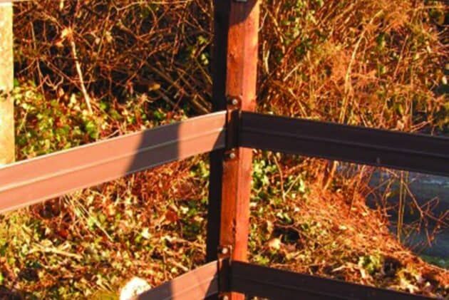 Clôture pour chevaux - Horse Stop - Rouleau Hors’Rail 200m 3 fils marron - Lice polyéthylène 11 cm anti-UV, armature acier haute résistance_1