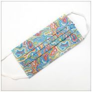 Mask3paborigenebleuciel - masque en tissu 3 plis - VDM - lavable à 60 degrés - 100% coton certifié Oeko-Tex_1