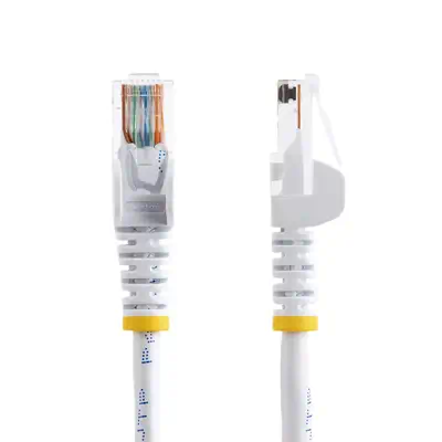 StarTech Cble réseau Cat5e sans crochet de 10 m - Blanc_1