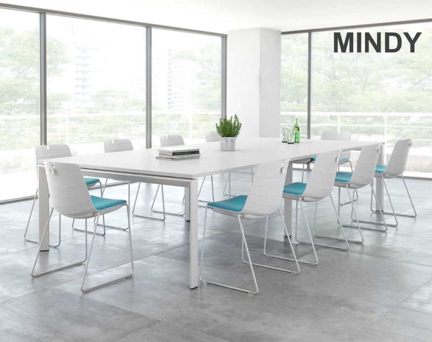 Chaises empilables Mindy et Mork - 2 gammes polyvalentes avec design et options variées_1