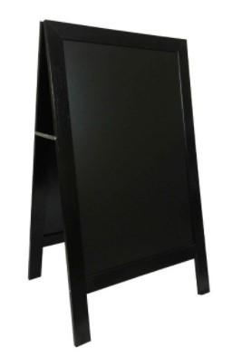 Chevalet ardoise cadre bois - 1270 x 750 mm - Usage extérieur - Fabrication française_1