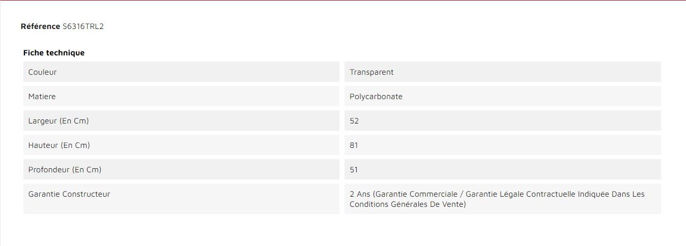 S6316TRL2 - Chaises empilables transparentes Gruvyer - Weber Industries - largeur 52 cm - design italien_1