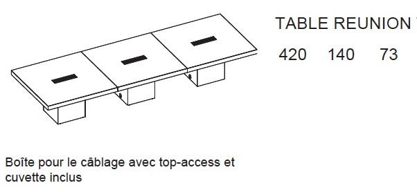 Table de réunion T45 - Officity - Orme, 420_1