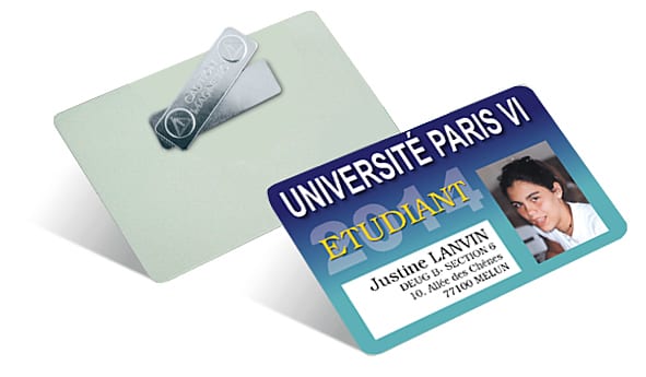 Carte / badge - Impression numérique personnalisée - Identification personnel, étudiants, clubs, associations_1